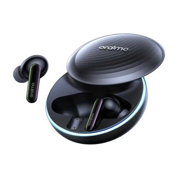 سماعة أورايمو SpaceBuds إيربودز لاسلكية بعزل ضوضاء Hybrid ANC – رمادي